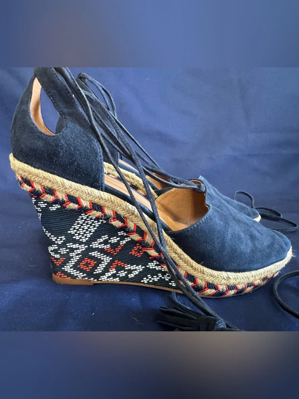 CAbi navy suede